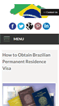 Mobile Screenshot of brazilimmigration.com